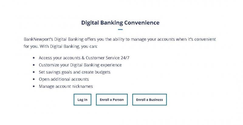 banknewport digital banking enrollment