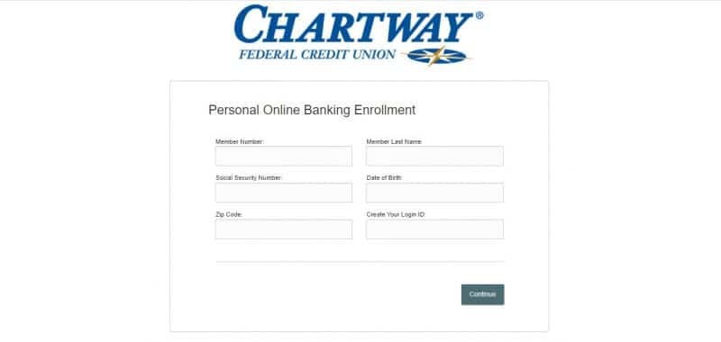 ChartWay Federal Credit Union Enrollment