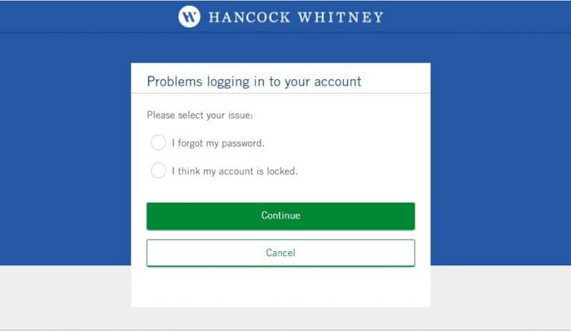 whitney hancock online banking