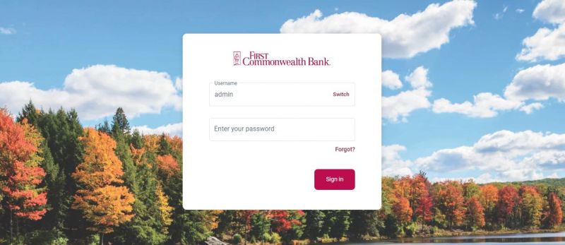 First Commonwealth bank Login