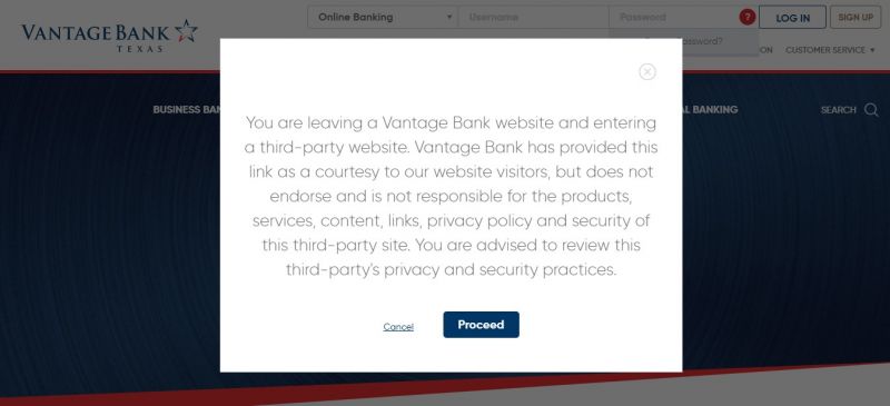 Vantage Bank Enrollment