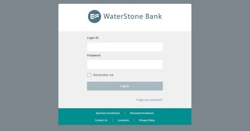 Waterstone bank Login