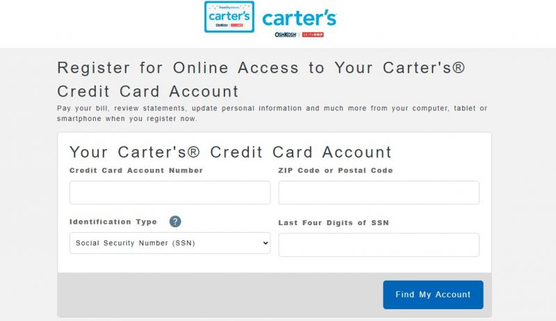 Carters Credit Card 
