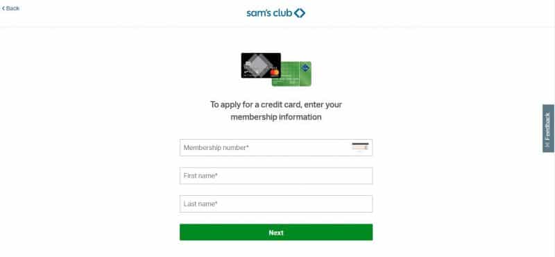 Sam's Club Credit Card Apply