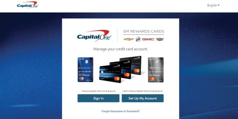 GM Credit Card HomePage