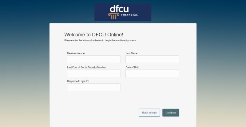 DFCU Financial Enrollment