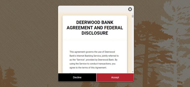 Deerwood Bank Enrollment