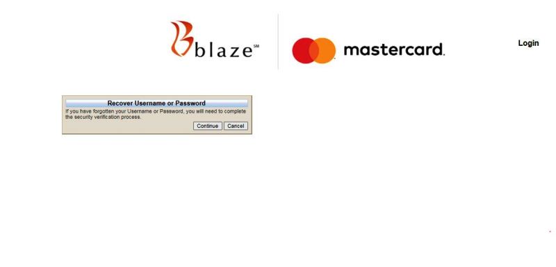 blaze credit card forgot password 2