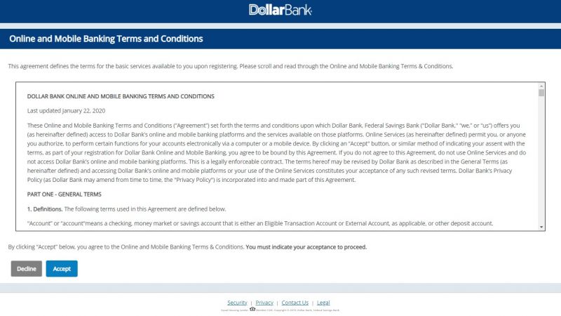 Dollar Bank Enrollment1