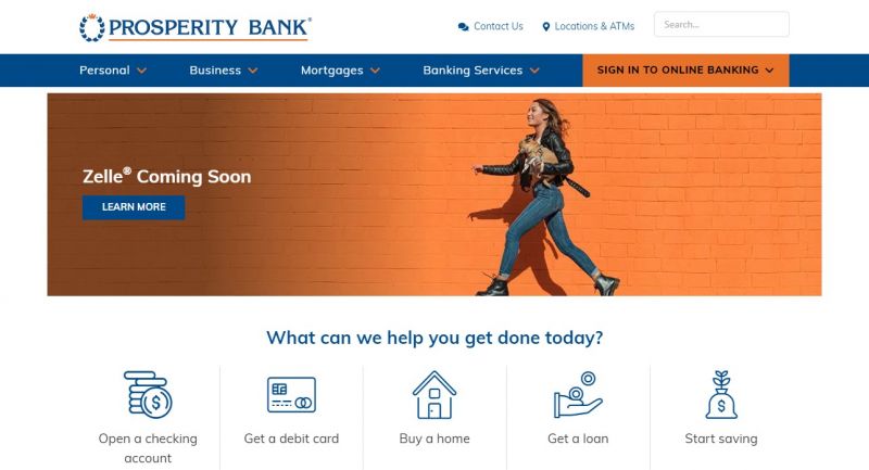 Prosperity Bank HomePage