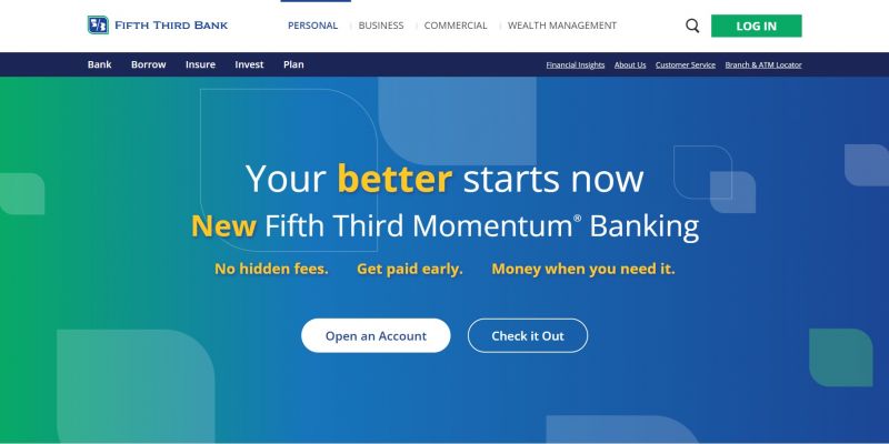 Fifith Third Bank HomePage